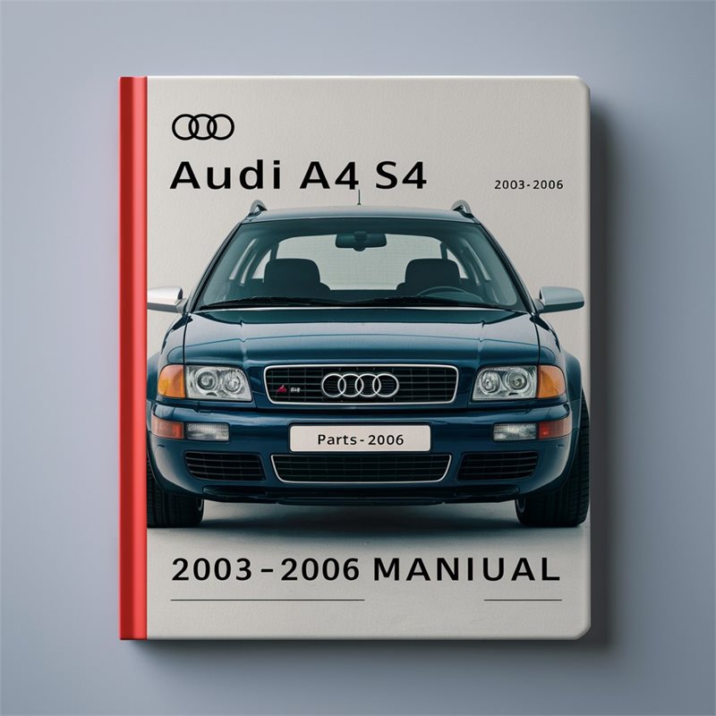 AUDI A4 S4 2003 2004 2005 2006 Parts Manual 