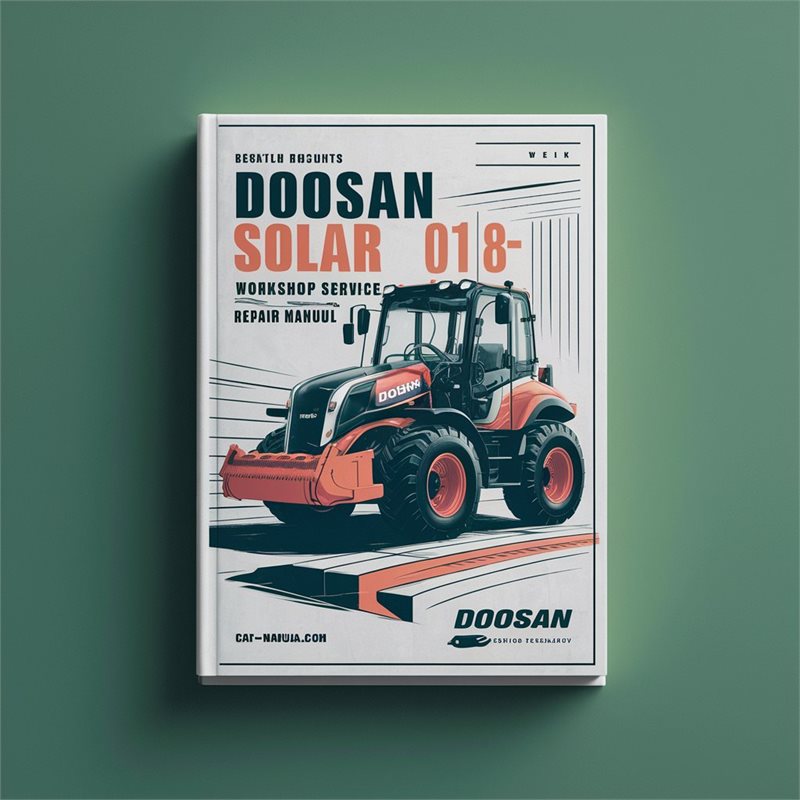 Doosan Solar 018-VT Excavator Workshop Service Repair Manual 