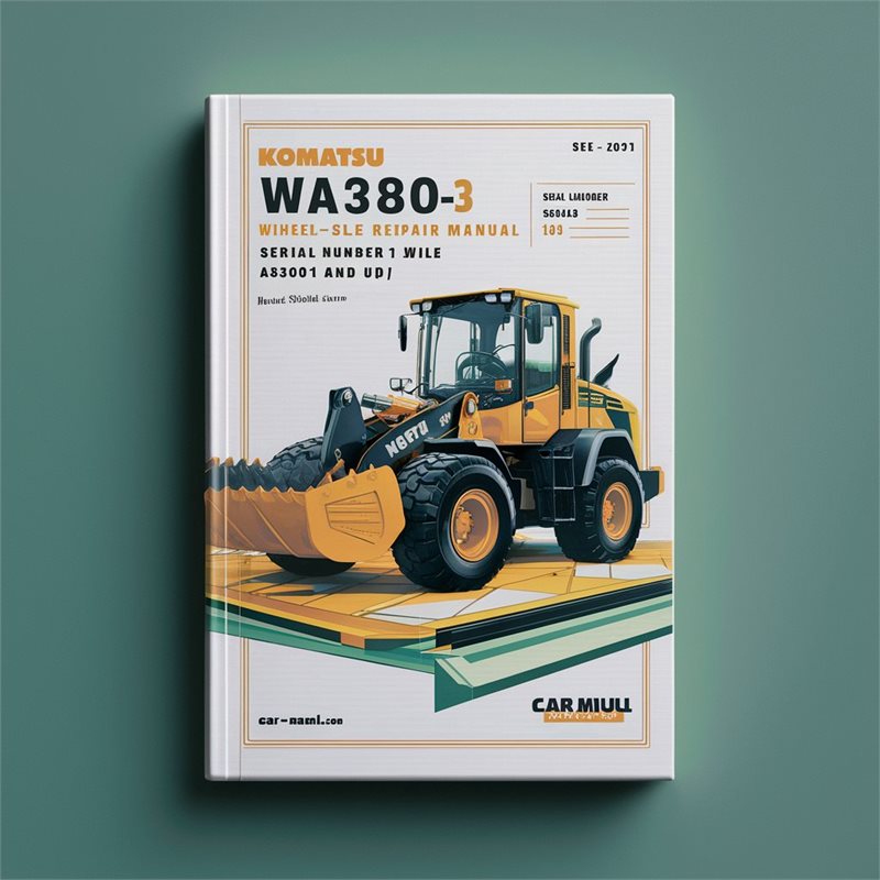 Komatsu WA380-3 WA380-3LE Wheel Loader Service Repair Manual (Serial Number: A50001 and up) 