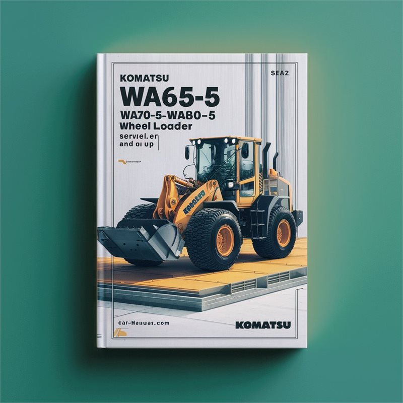 Komatsu WA65-5 WA70-5 WA80-5 Wheel Loader Service Repair Manual (Serial Number: H50051 and up) 