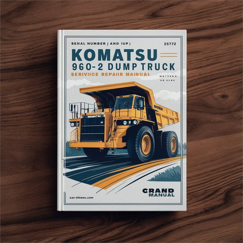 Komatsu 960E-2 Dump Truck Service Repair Manual (Serial Number: A30027 and up) 