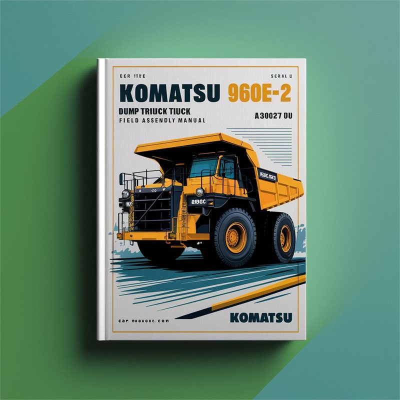 Komatsu 960E-2 Dump Truck Field Assembly Manual (Serial Number: A30027 & up) 