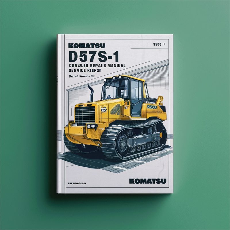 Komatsu D57S-1 Crawler Loader Service Repair Manual (Serial Number: 6501 and up ) 