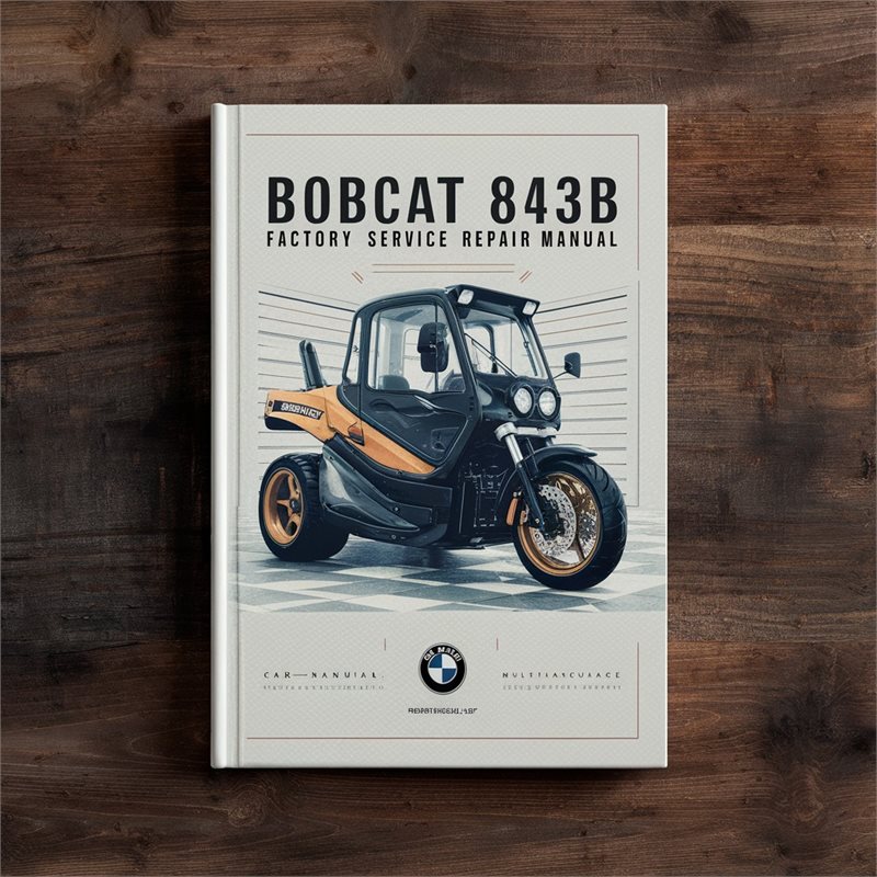 Bobcat 843 843B Factory Service Repair Manual 