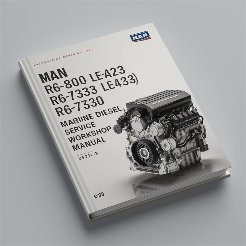 MAN R6-800 (D2876 LE423) R6-730 (D2876 LE433) Marine Diesel Engine Service Repair Workshop Manual 
