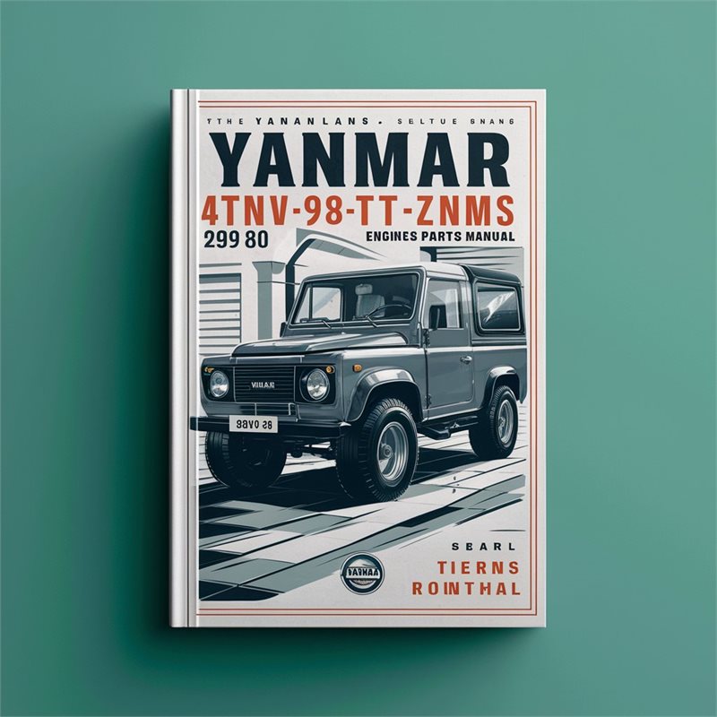 Yanmar 4TNV98-ZNMS 4TNV98T-ZNMS 4TNV98-ZNTBL 4TNV98T-ZNTBL Engines Parts Manual 