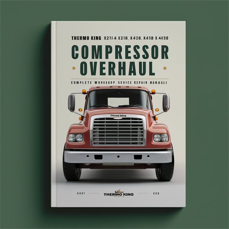 Thermo King X214 X418 X426 X430 Compressor Overhaul Complete Workshop Service Repair Manual 