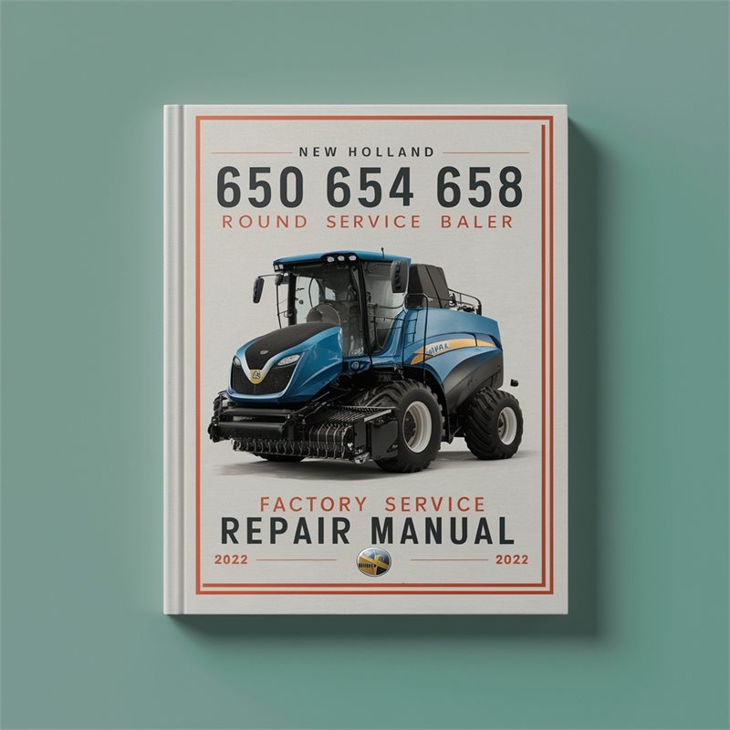 New Holland 650 654 658 Round Baler Factory Service Repair Manual 
