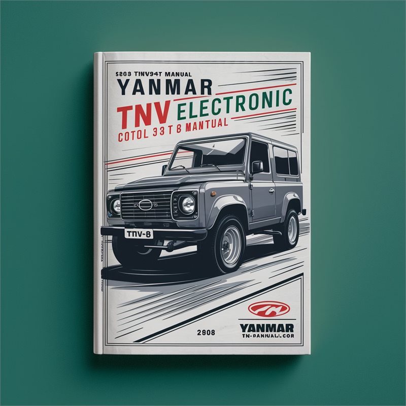 YANMAR TNV Electronic CONTROL 3TNV84T-B Manual 