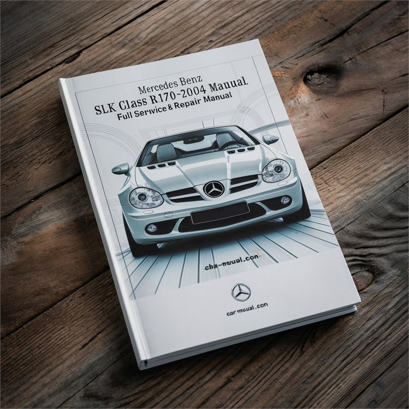 Mercedes Benz SLK Class R170 1997-2004 Full Service & Repair Manual 