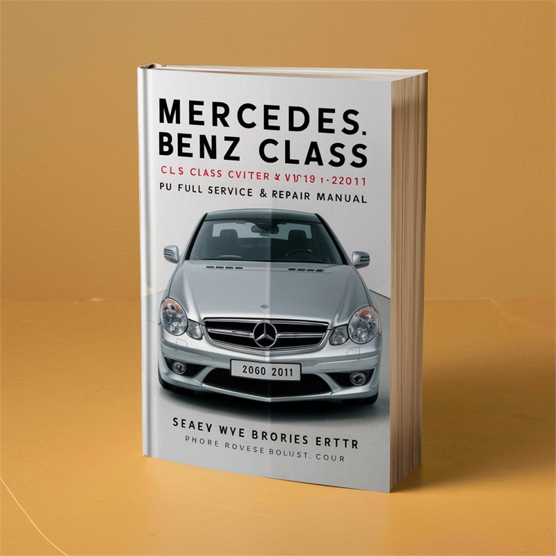 Mercedes Benz CLS Class W219 2006-2011 Full Service & Repair Manual 