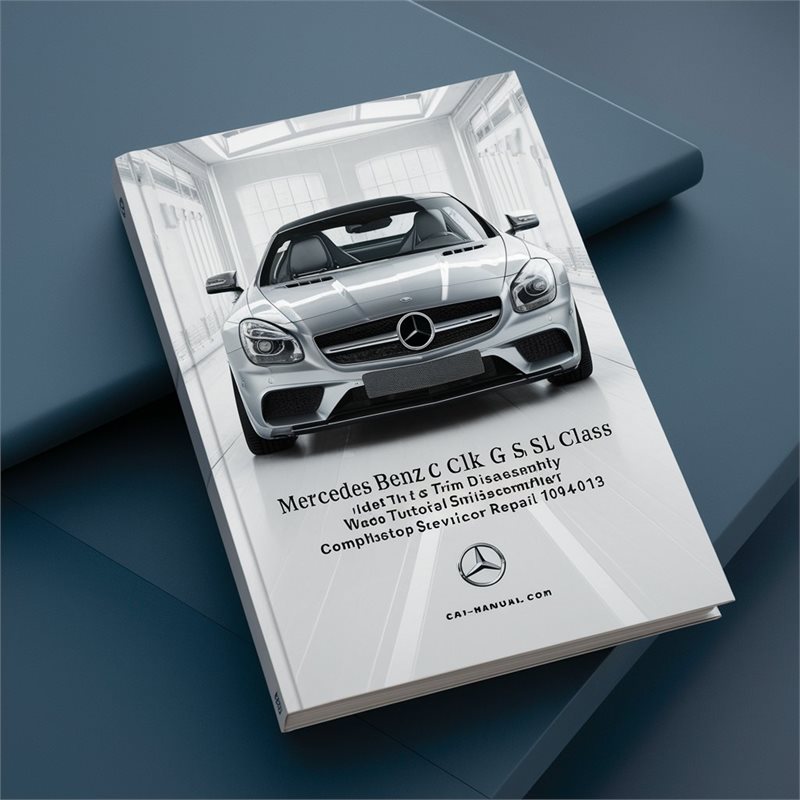 Mercedes Benz C, CL, CLK, G, E, M, S, SL Class & Maybach Body & Trim Disassembly Complete Workshop Service Repair Manual 1994-2013