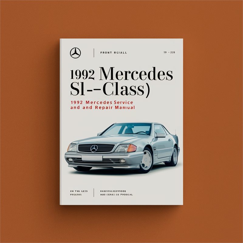 1992 Mercedes SL-Class (R129) Service and Repair Manual 