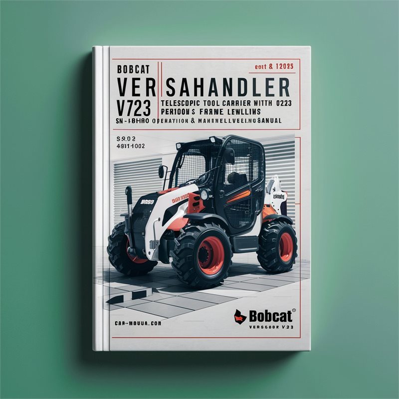 BOBCAT VERSAHandLER V723 Telescopic Tool Carrier Operation & Maintenance Manual