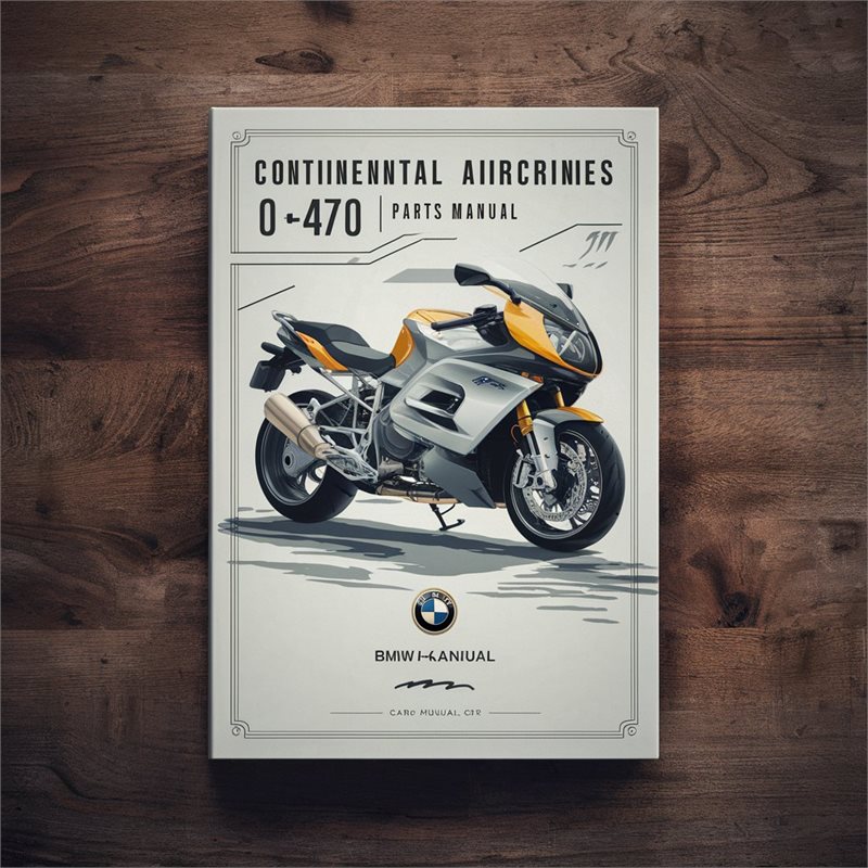 Continental Aircraft Engines O-470 IO-470 Parts Manual 