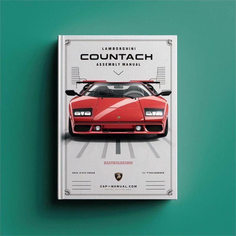 LAMBORGHINI COUNTACH REPLICA Assembly Manual 