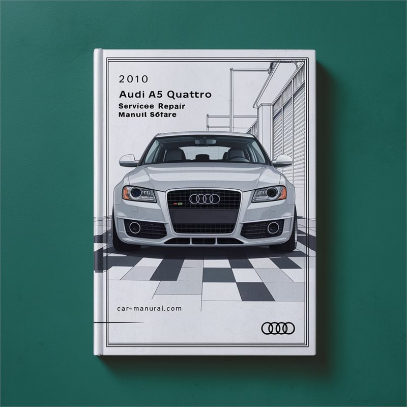 2010 Audi A5 Quattro Service & Repair Manual Software 