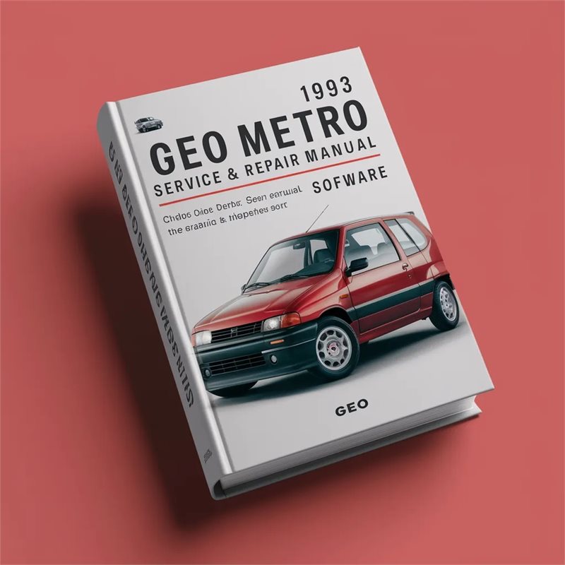 1993 GEO Metro Service & Repair Manual Software 