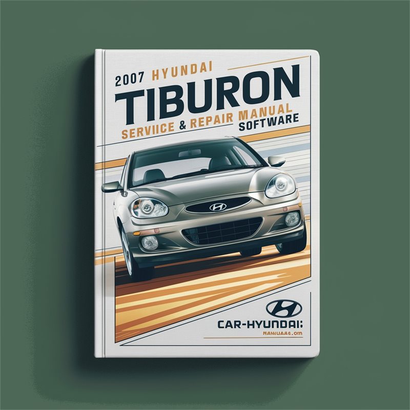 2007 Hyundai Tiburon Service & Repair Manual Software 