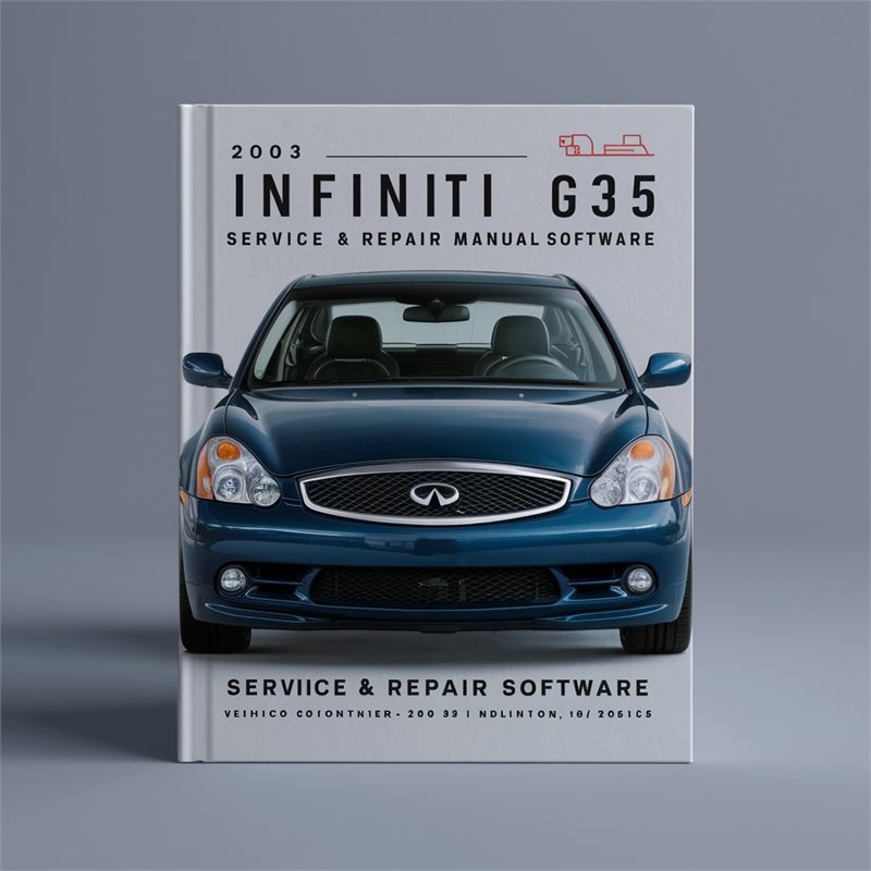 2003 Infiniti G35 Service & Repair Manual Software 