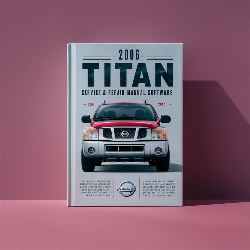 2006 Nissan Titan Service & Repair Manual Software 