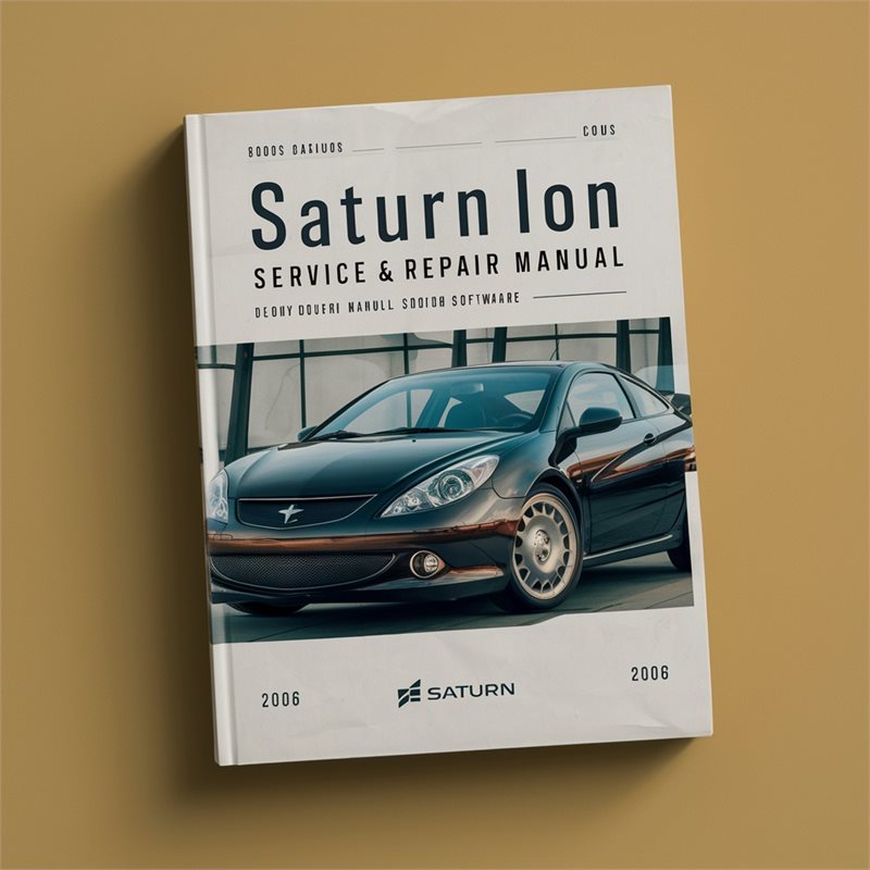 2006 Saturn ION Service & Repair Manual Software 