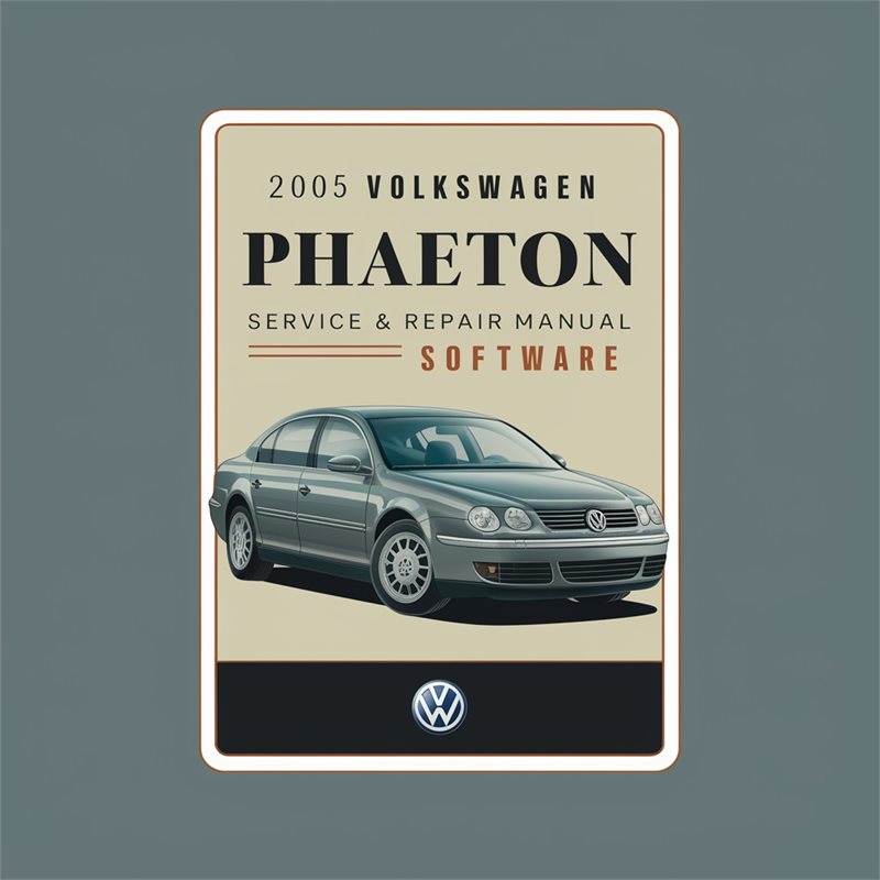 2005 Volkswagen Phaeton Service & Repair Manual Software 