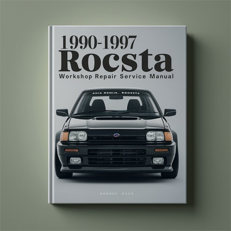 1990-1997 Asia Rocsta Workshop Service Repair Manual 