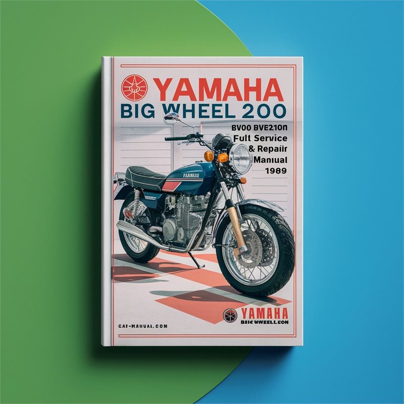 Yamaha BIG Wheel 200 BW200 BW200N BW200ES Full Service & Repair Manual 1985-1989 