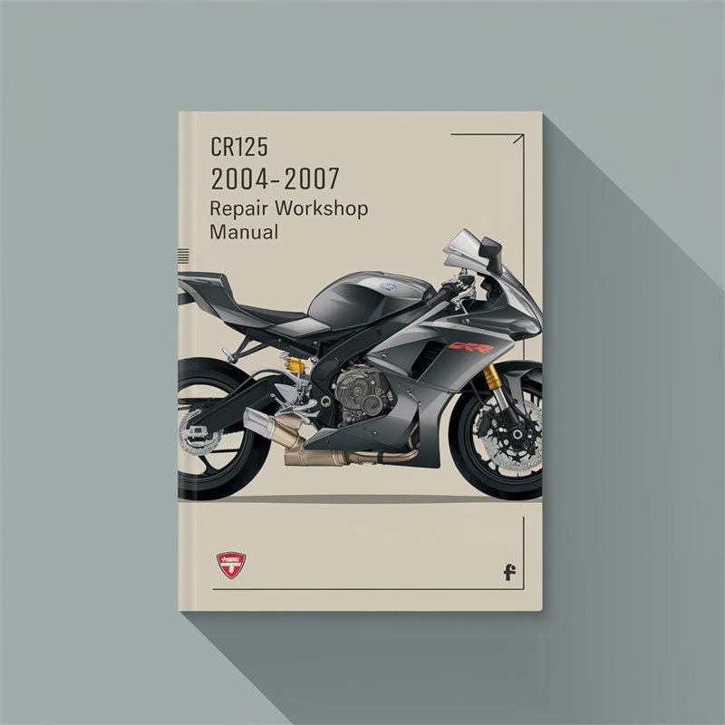 CR125R 2004-2007 Repair Workshop Manual 