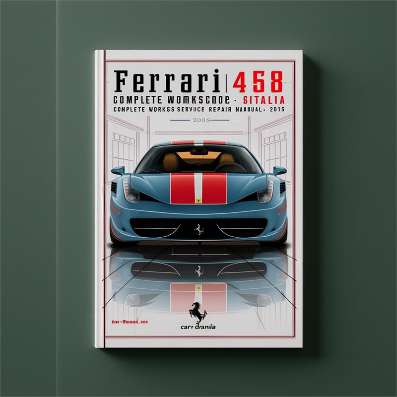 Ferrari 458 Italia Complete Workshop Service Repair Manual 2009 2010 2011 2012 2013 2014 2015 