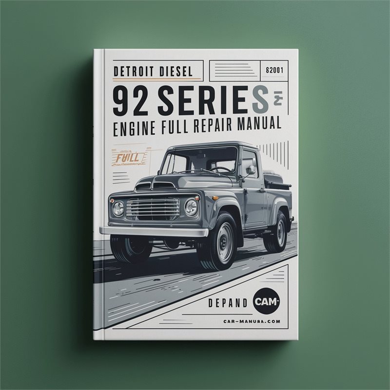 Detroit Diesel 92 Series 6V92 8V92 Engine Full Repair Manual 