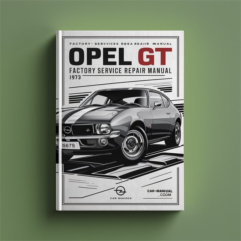 Opel GT 1968-1973 Factory Service Repair Manual 
