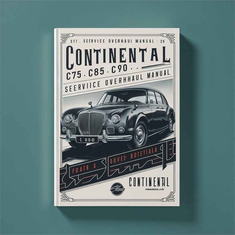 Continental C75 C85 C90 O-200 Service Overhaul Manual 