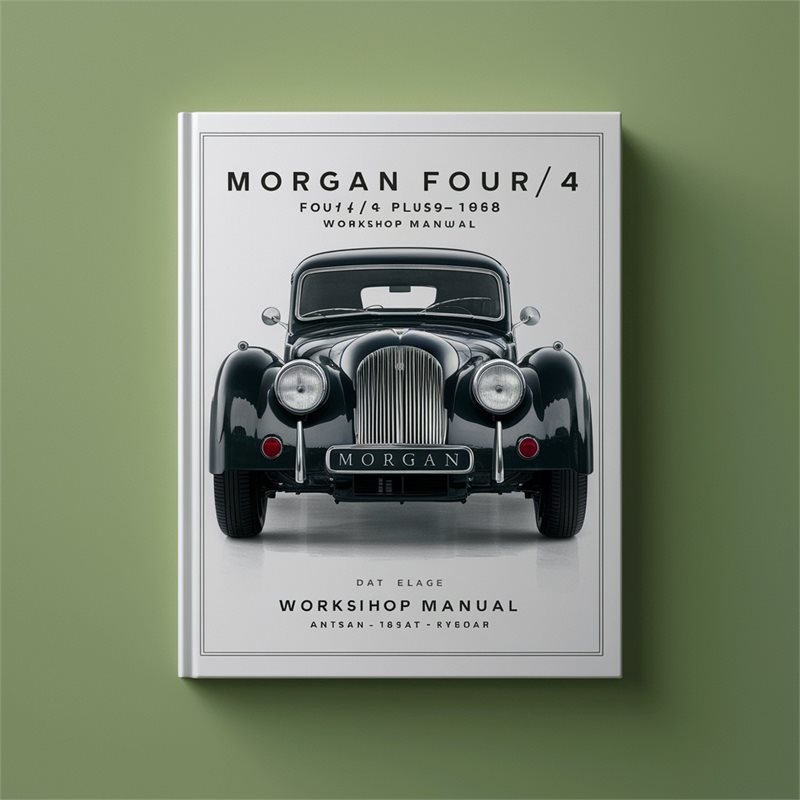MORGAN Four/4 & Plus/4 1936-1968 Workshop Manual 