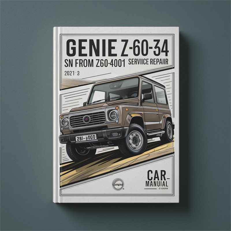 Genie Z-60/34 SN from Z60-4001 Service Repair Manual 