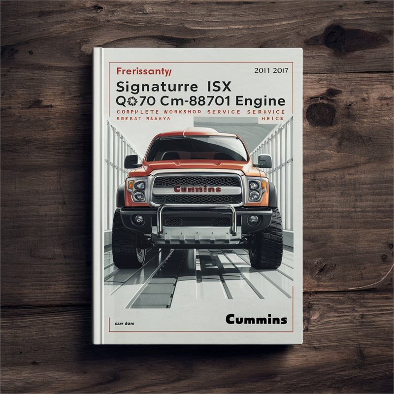 Cummins Signature ISX QSX15 Diesel Engine Complete Workshop Service Repair Manual