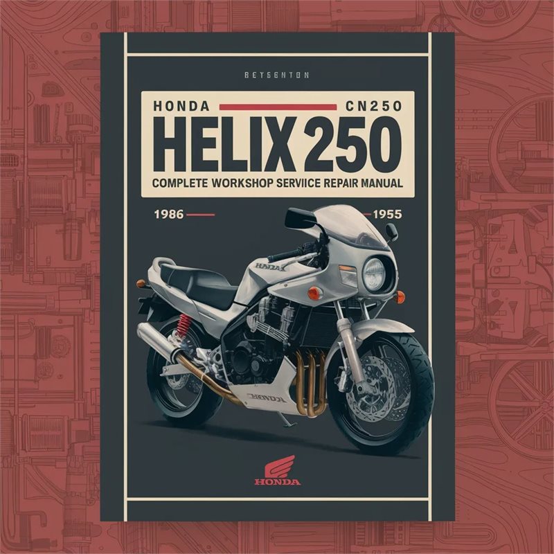 Honda Helix 250 CN250 Complete Workshop Service Repair Manual 1986 1987 1988 1989 1990 1991 1992 1993 1994 1995 