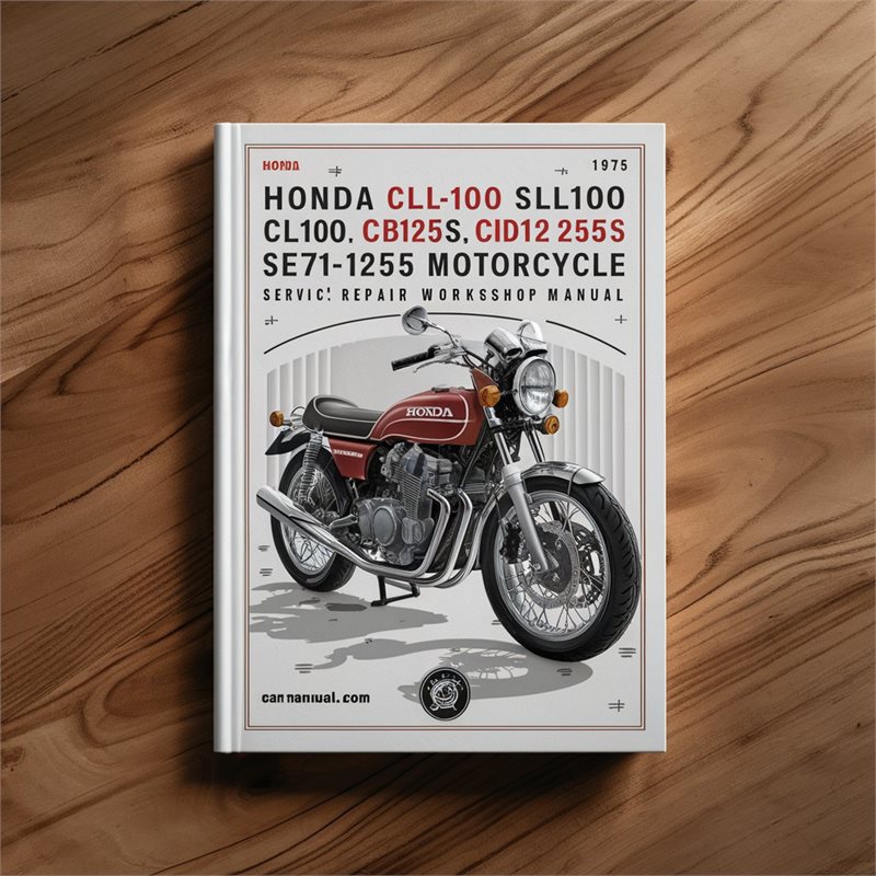 Honda CB100 CL100 SL100 CB125S CD125S SL125 Motorcycle 1971-1975 Service Repair Workshop Manual 