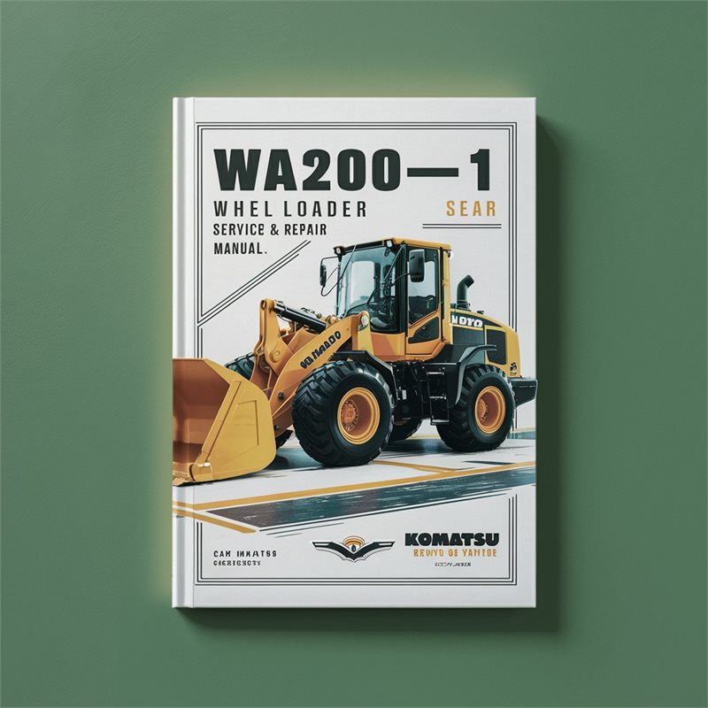 Komatsu WA200-1 wheel loader Service and Repair Manual 