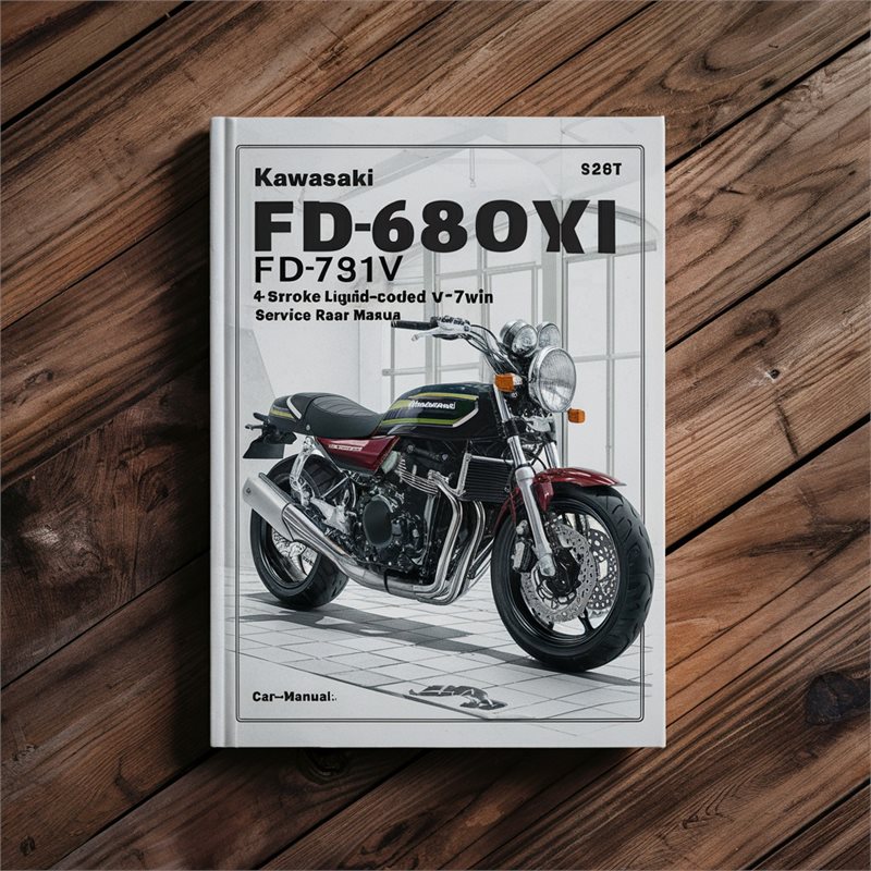 Kawasaki FD680V FD731V 4-Stroke Liquid-Cooled V-Twin Gas Engine Service Repair Manual-PDF 