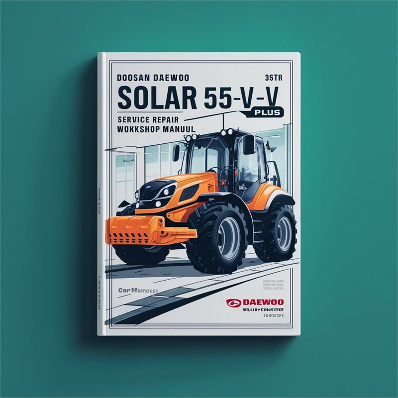 Doosan Daewoo Solar 55-V Plus Excavator Service Repair Workshop Manual 