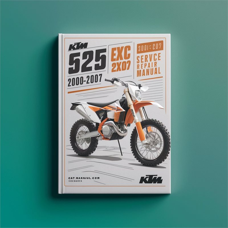 KTM 525 EXC 2000-2007 Service Repair Workshop Manual 