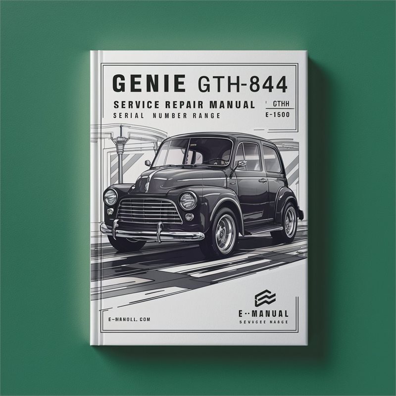 Genie GTH-844 Service Repair Manual Serial Number Range from GTH08E-11500 
