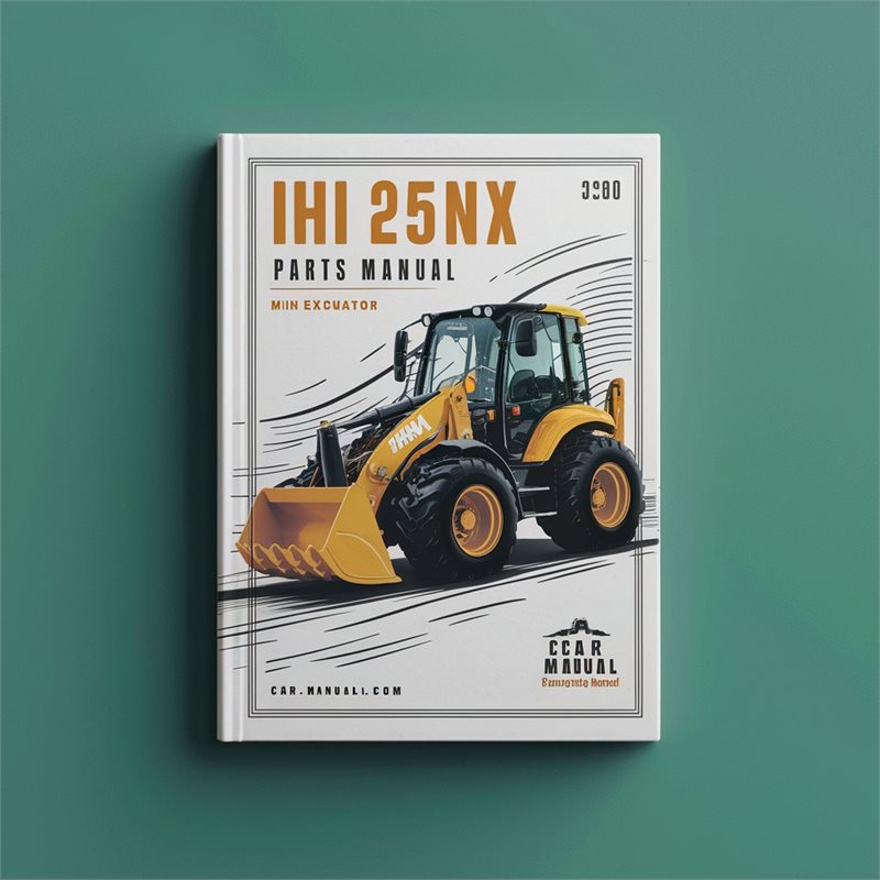 IHI 25NX Parts Manual Mini Excavator 
