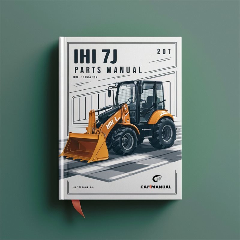 IHI 7J Parts Manual Mini Excavator 