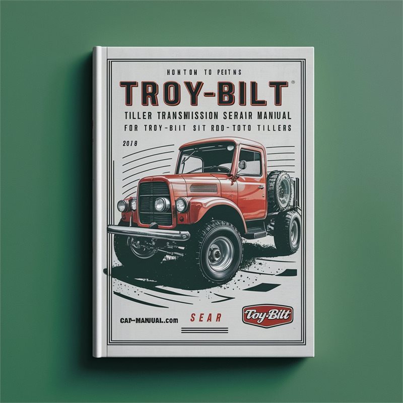 Troy-Bilt Tiller Transmission Service Repair Manual for Troy Bilt Roto Tillers 