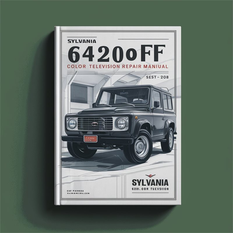 Sylvania 6420FF Color TELEVISION Repair Manual 