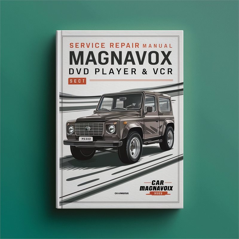 Service Repair Manual Sylvania Magnavox MWD2205 DVD Player & VCR 