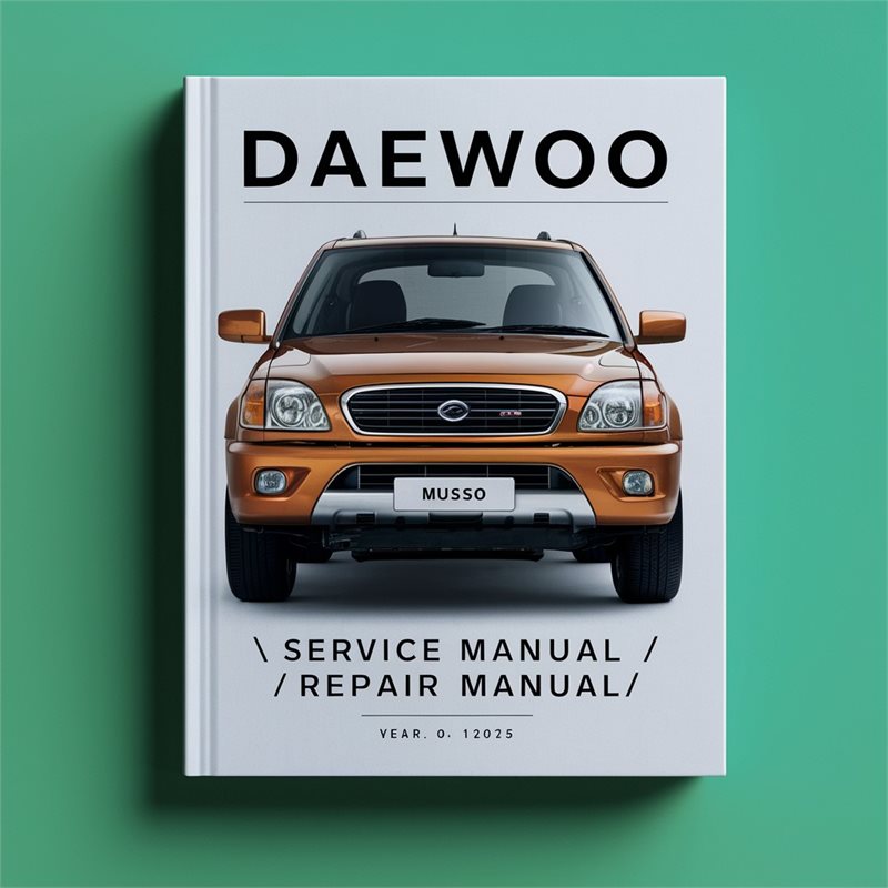 Daewoo Musso Service Manual/Repair Manual 